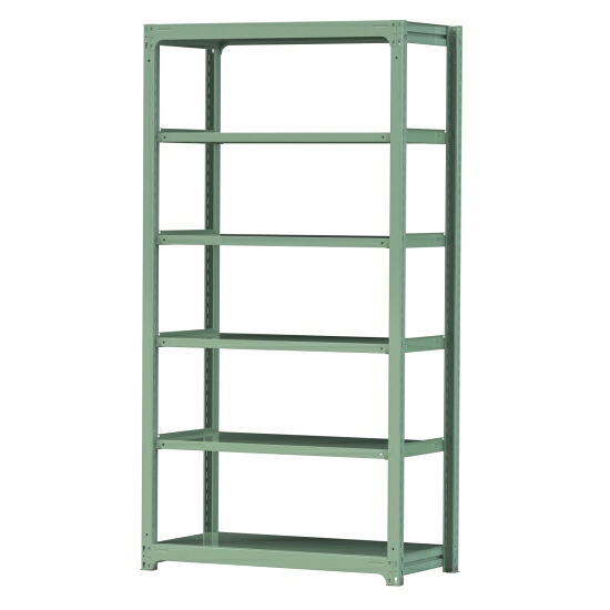 【ポイント5倍】【直送品】 山金工業 ボルトレス中量ラック 300kg/段 単体 3S8462-6G 【大型】