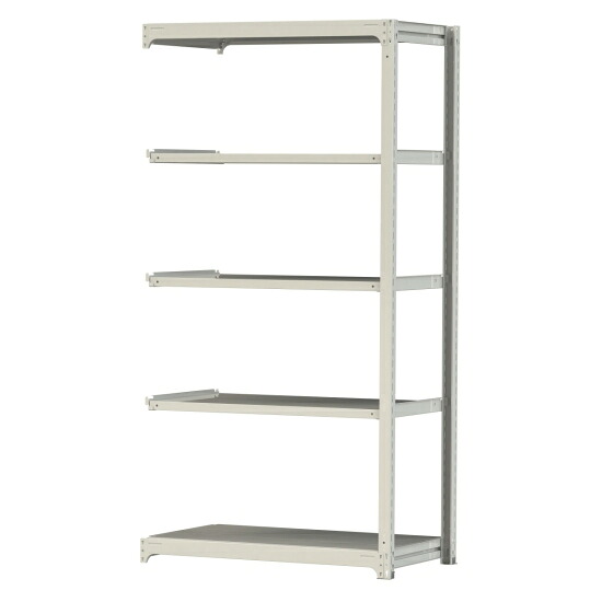 【ポイント5倍】【直送品】 山金工業 ボルトレス中量ラック 300kg/段 連結 3S8470-5WR 【大型】
