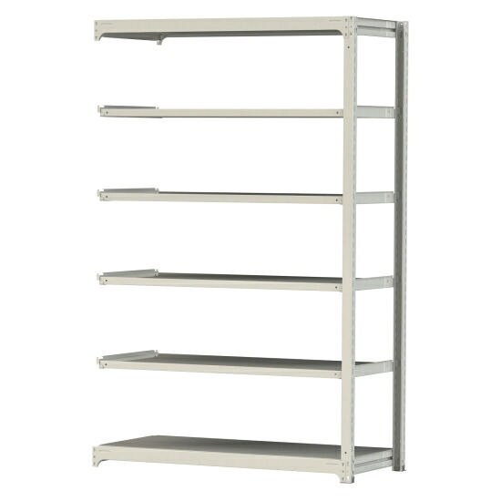【ポイント10倍】【直送品】 山金工業 ボルトレス中量ラック 300kg/段 連結 3S8570-6WR 【大型】