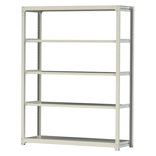 【ポイント5倍】【直送品】 山金工業 ボルトレス中量ラック 300kg/段 単体 3S8662-5W 【大型】