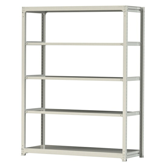 【ポイント10倍】【直送品】 山金工業 ボルトレス中量ラック 300kg/段 単体 3S8670-5W 【大型】｜道具屋さん店 42,306円