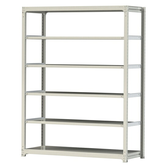 【ポイント10倍】【直送品】 山金工業 ボルトレス中量ラック 300kg/段 単体 3S8670-6W 【大型】