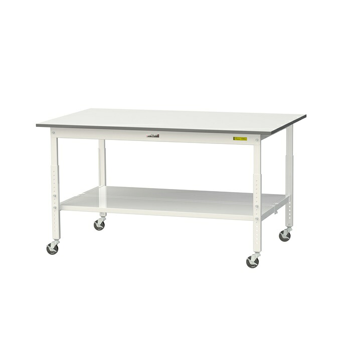 【ポイント5倍】【直送品】 山金工業 ワークテーブル SUPAC-1590TT-WW (全面棚板付) 【大型】