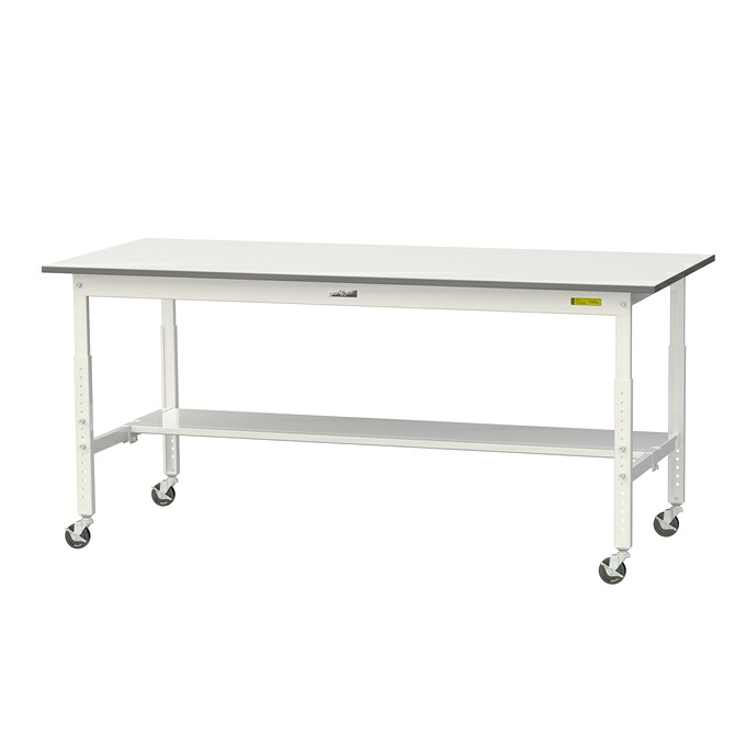 【直送品】 山金工業 ワークテーブル SUPAC-1875T-WW (半面棚板付) 【大型】 32,890円