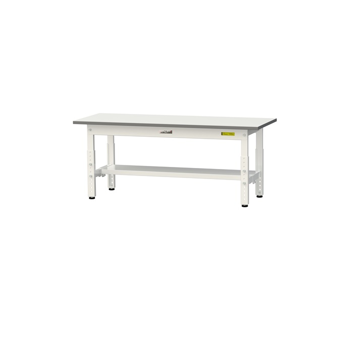 【ポイント10倍】【直送品】 山金工業 ワークテーブル SUPAL-1245T-WW (半面棚板付) 【大型】