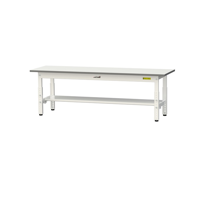 【ポイント10倍】【直送品】 山金工業 ワークテーブル SUPAL-1545T-WW (半面棚板付) 【大型】