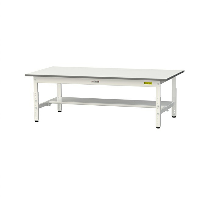 【ポイント10倍】【直送品】 山金工業 ワークテーブル SUPAL-1575T-WW (半面棚板付) 【大型】