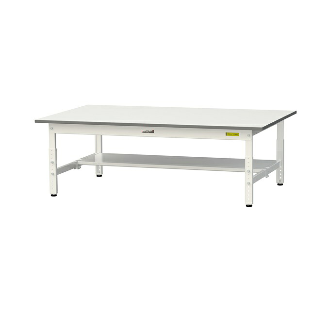 【ポイント10倍】【直送品】 山金工業 ワークテーブル SUPAL-1590T-WW (半面棚板付) 【大型】