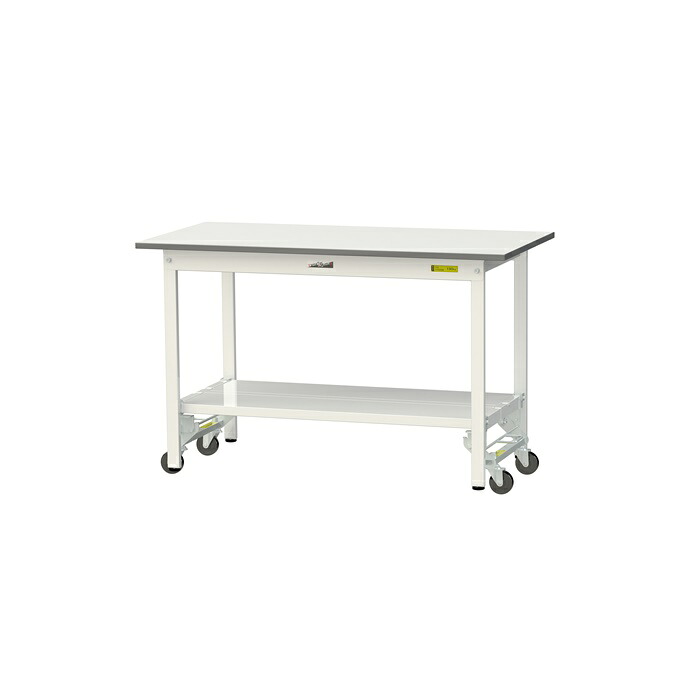 【ポイント5倍】【直送品】 山金工業 ワークテーブル ワンタッチ移動タイプ SUPU-1260TT-WW 【大型】