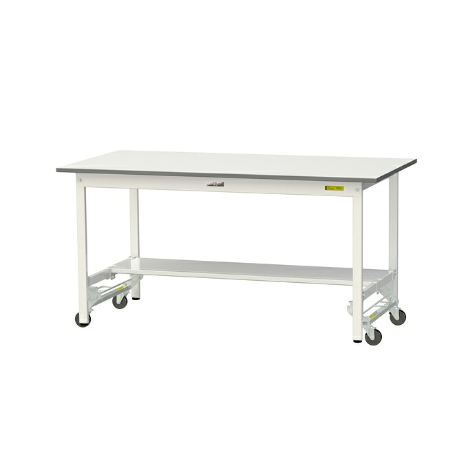 【ポイント10倍】【直送品】 山金工業 ワークテーブル ワンタッチ移動タイプ SUPU-1575T-WW 【大型】 34,177円