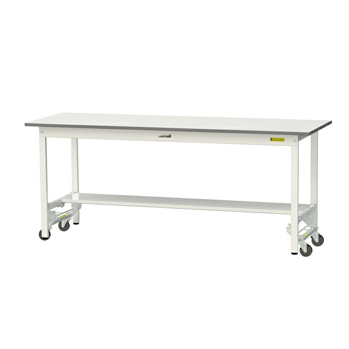【ポイント5倍】【直送品】 山金工業 ワークテーブル ワンタッチ移動タイプ SUPU-1860T-WW 【大型】