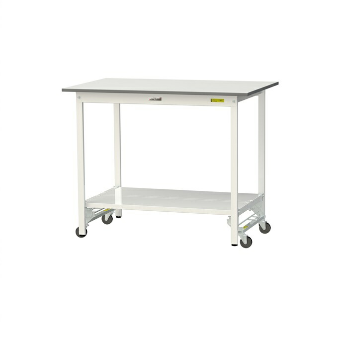 【ポイント10倍】【直送品】 山金工業 ワークテーブル ワンタッチ移動タイプ SUPUH-1275TT-WW 【大型】