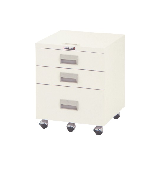 【ポイント10倍】【直送品】 山金工業 キャビネットワゴン 引出3段タイプ UCW-3 【大型】|道具屋さん店