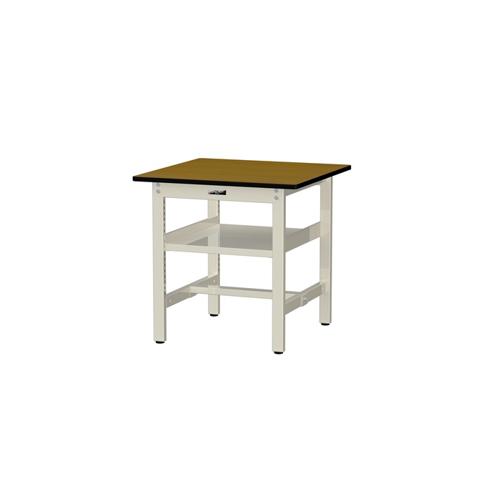 【ポイント5倍】【直送品】 山金工業 ワークテーブル 固定式 中間棚付 SWP-775S2-MI 【大型】