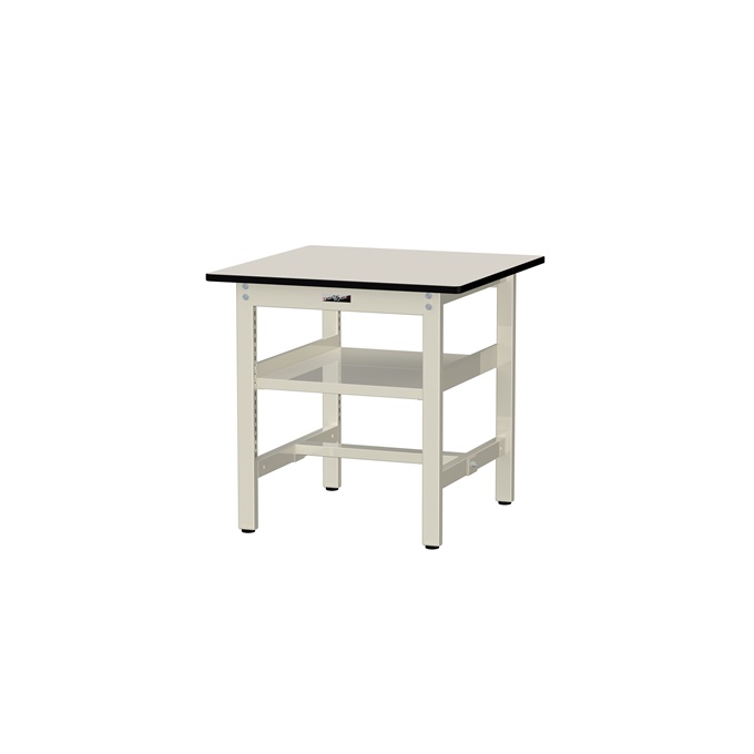 【直送品】 山金工業 ワークテーブル 固定式 中間棚付 SWR-775S2-II 【大型】