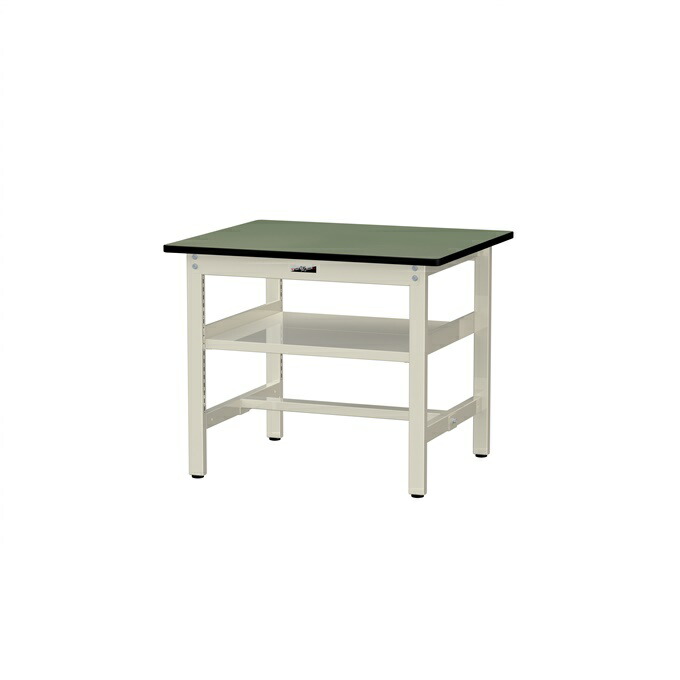 【ポイント10倍】【直送品】 山金工業 ワークテーブル 固定式 中間棚付 SWR-975S2-GI 【大型】
