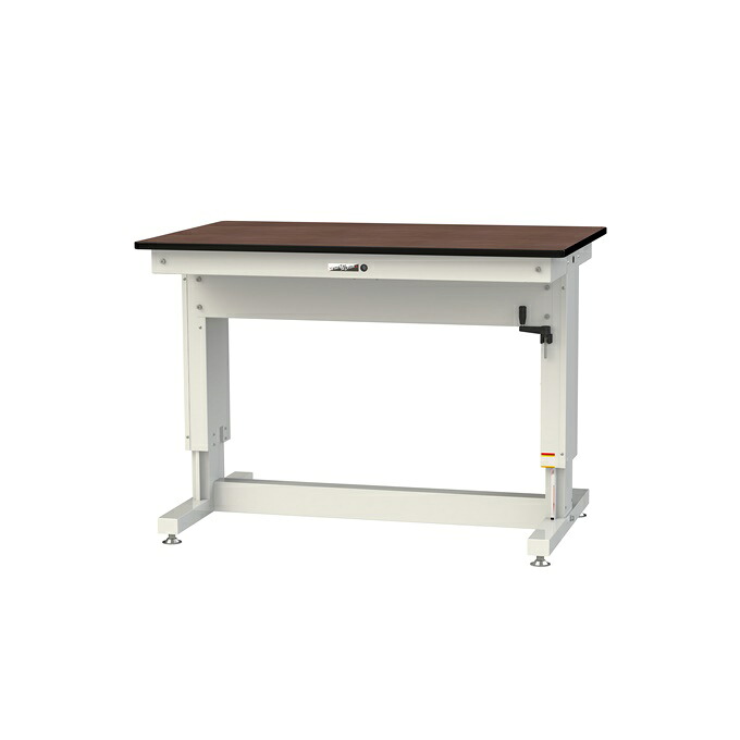 【ポイント10倍】【直送品】 山金工業 ワークテーブル 昇降タイプ メラミン天板 SSM-1275A-MW 【大型】