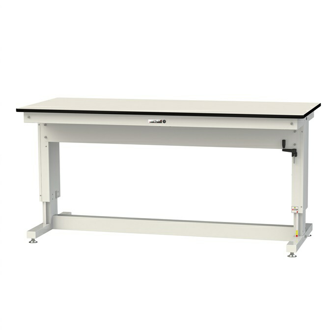 【ポイント10倍】【直送品】 山金工業 ワークテーブル 昇降タイプ 塩ビシート天板 SSR-1875A-IW 【大型】