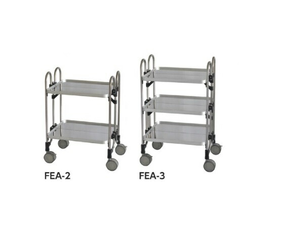 【ポイント10倍】【直送品】 山金工業 ステンレスワゴン FEA-2 【大型】