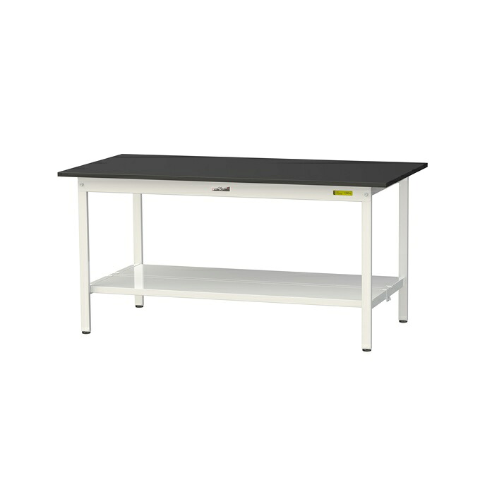 【直送品】 山金工業 実験台 耐薬品ケミテクト天板 固定式 H740 SLK-1575TT-BKW 【大型】