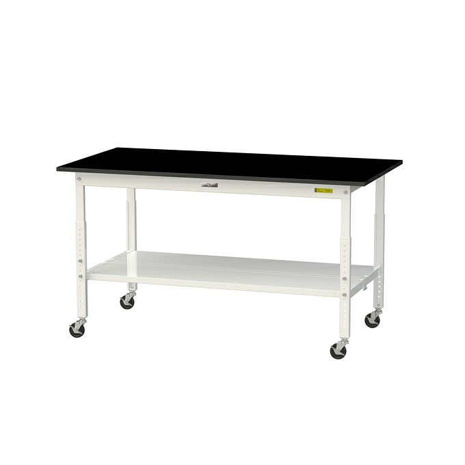 【直送品】 山金工業 実験用ラボテーブル SLKAC-1575TT-BKW 【大型】