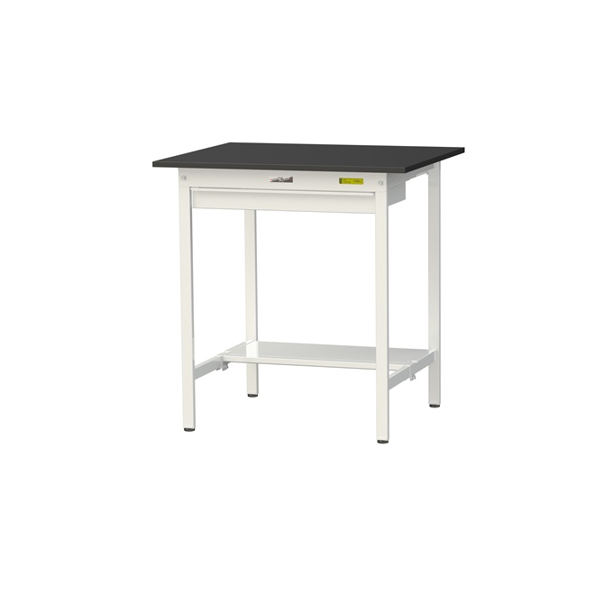 【直送品】 山金工業 実験台 耐薬品ケミテクト天板 ワイド引出し付 H950 SLKH-975WT-BKW 【大型】｜道具屋さん店