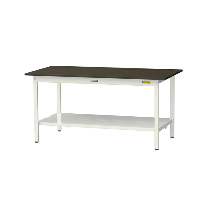 【ポイント10倍】【直送品】 山金工業 実験台 指紋レスメラミン天板 固定式 H740 SLM-1575TT-BRW 【大型】