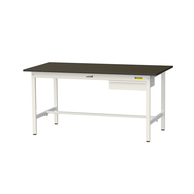 【ポイント10倍】【直送品】 山金工業 実験台 指紋レスメラミン天板 キャビネット付 H740 SLM-1575U-BRW 【大型】