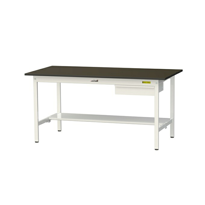 【ポイント5倍】【直送品】 山金工業 実験台 指紋レスメラミン天板 キャビネット付 H740 SLM-1575UT-BRW 【大型】|道具屋さん店