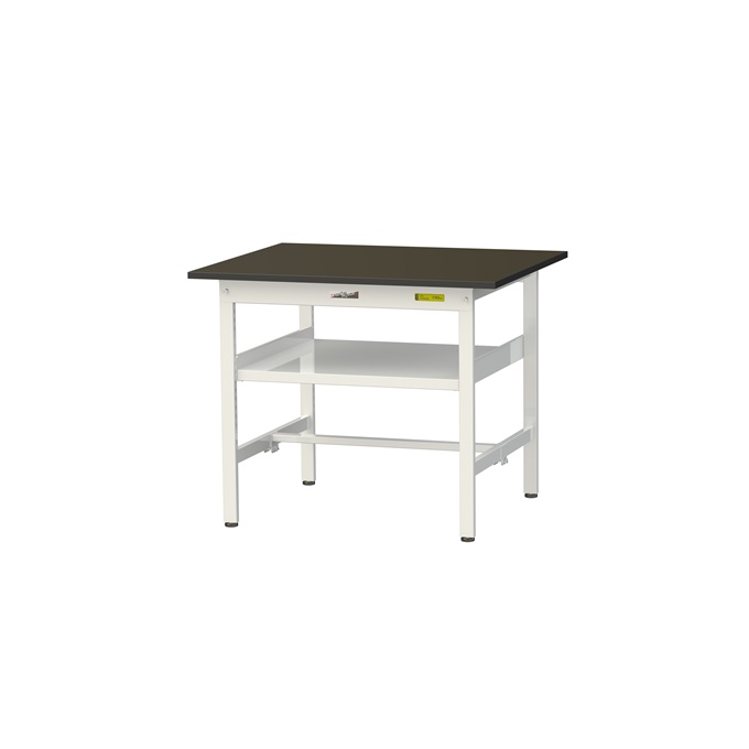 【ポイント5倍】【直送品】 山金工業 実験台 指紋レスメラミン天板 中間棚板付 H740 SLM-975F-BRW 【大型】|道具屋さん店