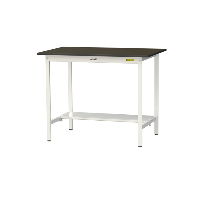 【ポイント10倍】【直送品】 山金工業 実験台 指紋レスメラミン天板 固定式 H950 SLMH-1275T-BRW 【大型】|道具屋さん店