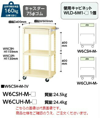 【ポイント5倍】【直送品】 山金工業 スペシャルワゴン W6CUH-M-IV 【大型】｜道具屋さん店
