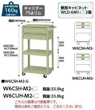 【直送品】 山金工業 スペシャルワゴン W6CUH-M2-IV 【大型】|道具屋さん店