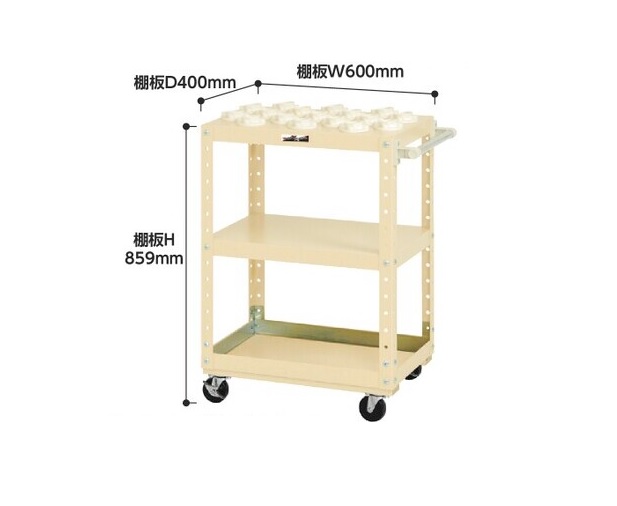 【尖んがり5倍】【直送品】 山金工業 ツーリング手押し車 W6TCS-N401-IV 【大型】