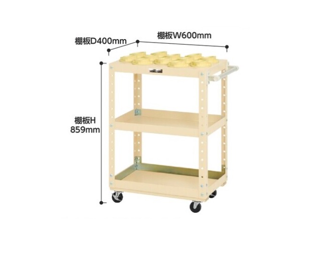 【尖んがり10倍】【直送品】 山金工業 ツーリング手押し車 W6TCS-N501-IV 【大型】