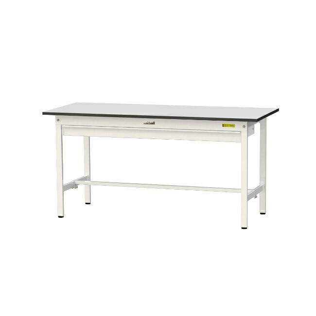 【ポイント5倍】【直送品】 山金工業 ワークテーブル150シリーズ 固定式 ワイド引出し付 RoHS2指令対応 塩ビシート天板 SUR-1560W-GYW 【大型】