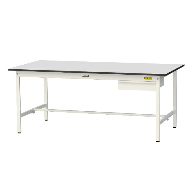 【ポイント10倍】【直送品】 山金工業 ワークテーブル150シリーズ 固定式 キャビネット付 RoHS2指令対応 塩ビシート天板 SUR-1890U-GYW 【大型】
