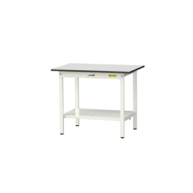 【ポイント10倍】【直送品】 山金工業 ワークテーブル150シリーズ 固定式 全面棚板付 RoHS2指令対応 塩ビシート天板 SUR-960TT-GYW 【大型】