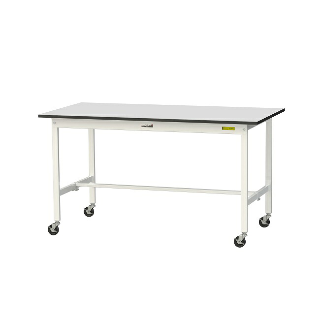 【直送品】 山金工業 ワークテーブル150シリーズ 移動式 RoHS2指令対応 塩ビシート天板 SURC-1575-GYW 【大型】