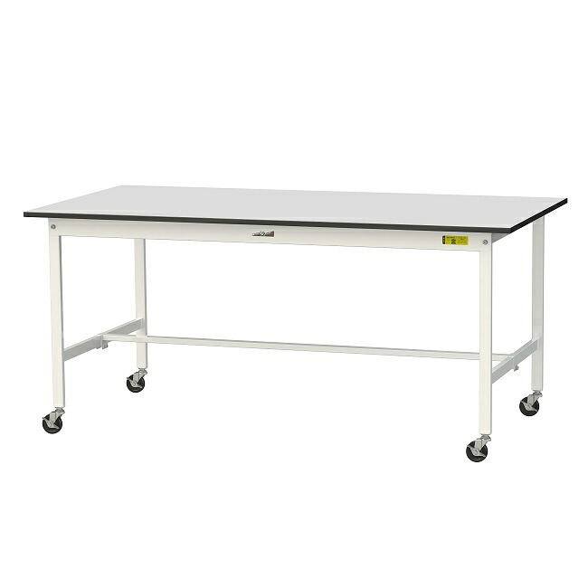 【直送品】 山金工業 ワークテーブル150シリーズ 移動式 RoHS2指令対応 塩ビシート天板 SURC-1890-GYW 【大型】