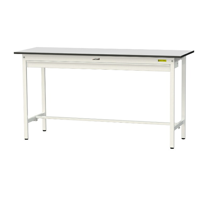 【ポイント5倍】【直送品】 山金工業 ワークテーブル150シリーズ 固定式 ワイド引出し付 RoHS2指令対応 塩ビシート天板 SURH-1860W-GYW 【大型】
