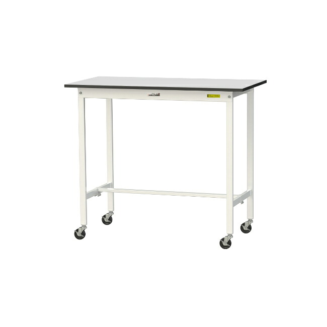 【ポイント10倍】【直送品】 山金工業 ワークテーブル150シリーズ 移動式 RoHS2指令対応 塩ビシート天板 SURHC-1260-GYW 【大型】