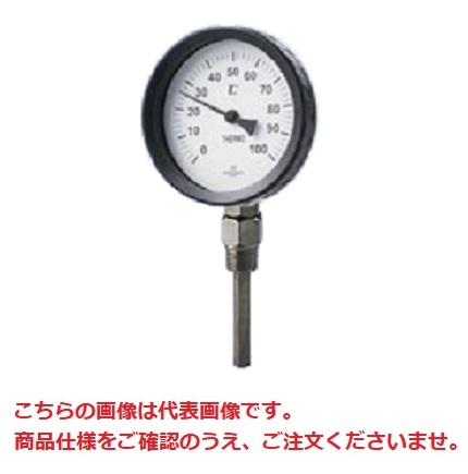 山本計器 屋内用 バイメタル温度計 S形 100X100度 1 2R 50mm (ユニオン式)