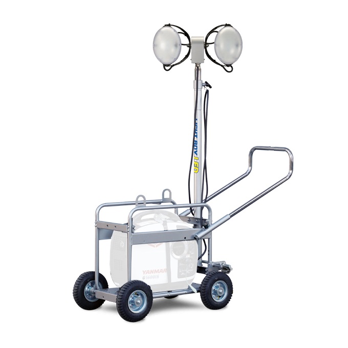 【尖んがり5倍】【直送品】 ヤンマー 投光照明器 LB202CC (発生機別売) 《ともし火男の子》 【大型】