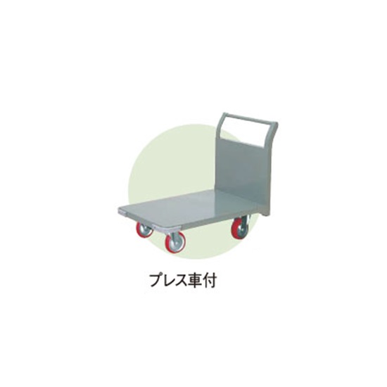 【尖んがり5倍】【直送品】 ヨドノ 片袖鉄板張持ちはこぶ車 No.22(押し付ける) 【特大・貨物輸送別】
