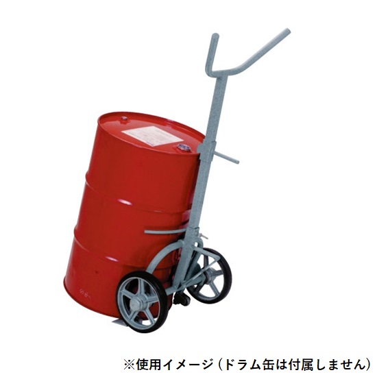 【ポイント10倍】【直送品】 ヨドノ ドラム缶用運搬車 No.59-300B 【特大・送料別】