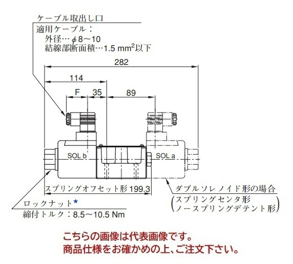 【直送品】 油研工業 DSG-03シリーズ電磁切換弁 DSG-03-2B2-D24-N-50-L