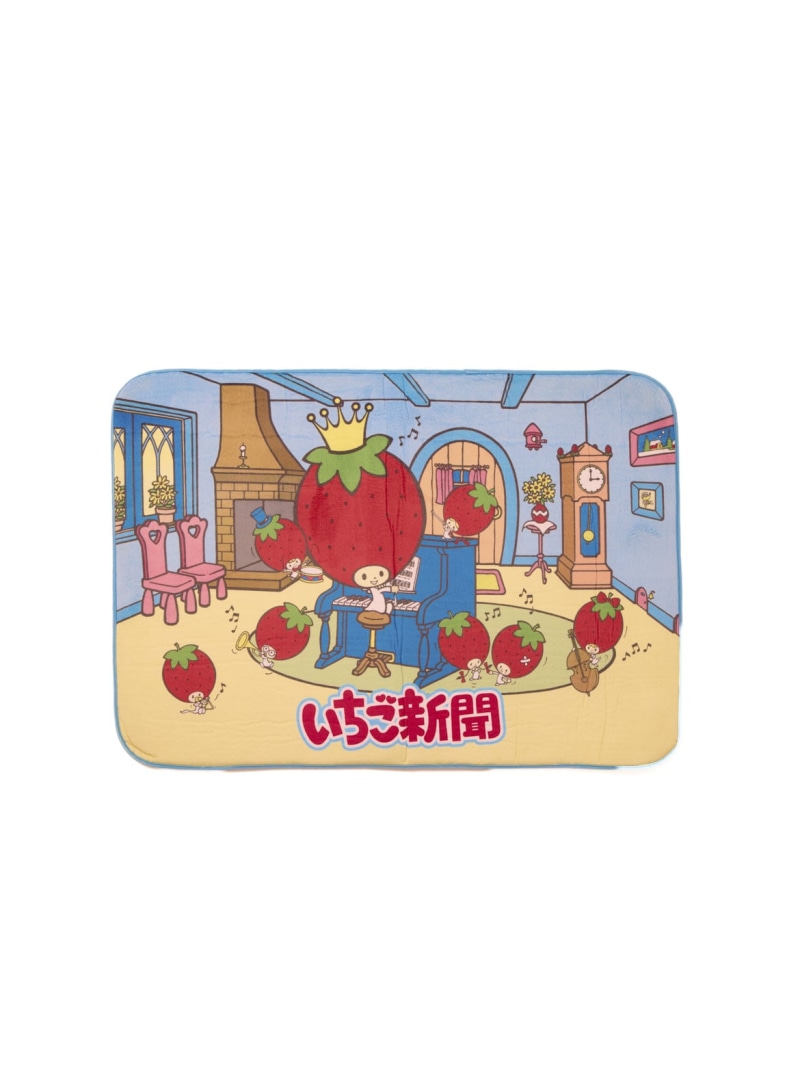 レア商品　いちご新聞限定　創刊35周年　オリジナルファスナーマスコット いちご新聞5月号｜サンリオ