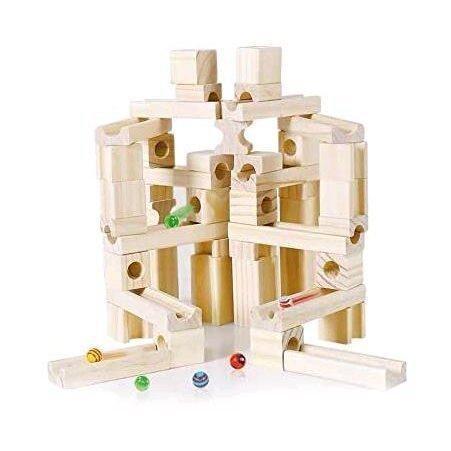 小学受験、考える力、技巧性、ピタゴラ「無塗装つみき200ピース」日本製 小学受験、考える力、技巧性、ピタゴラ「無塗装つみき200ピース