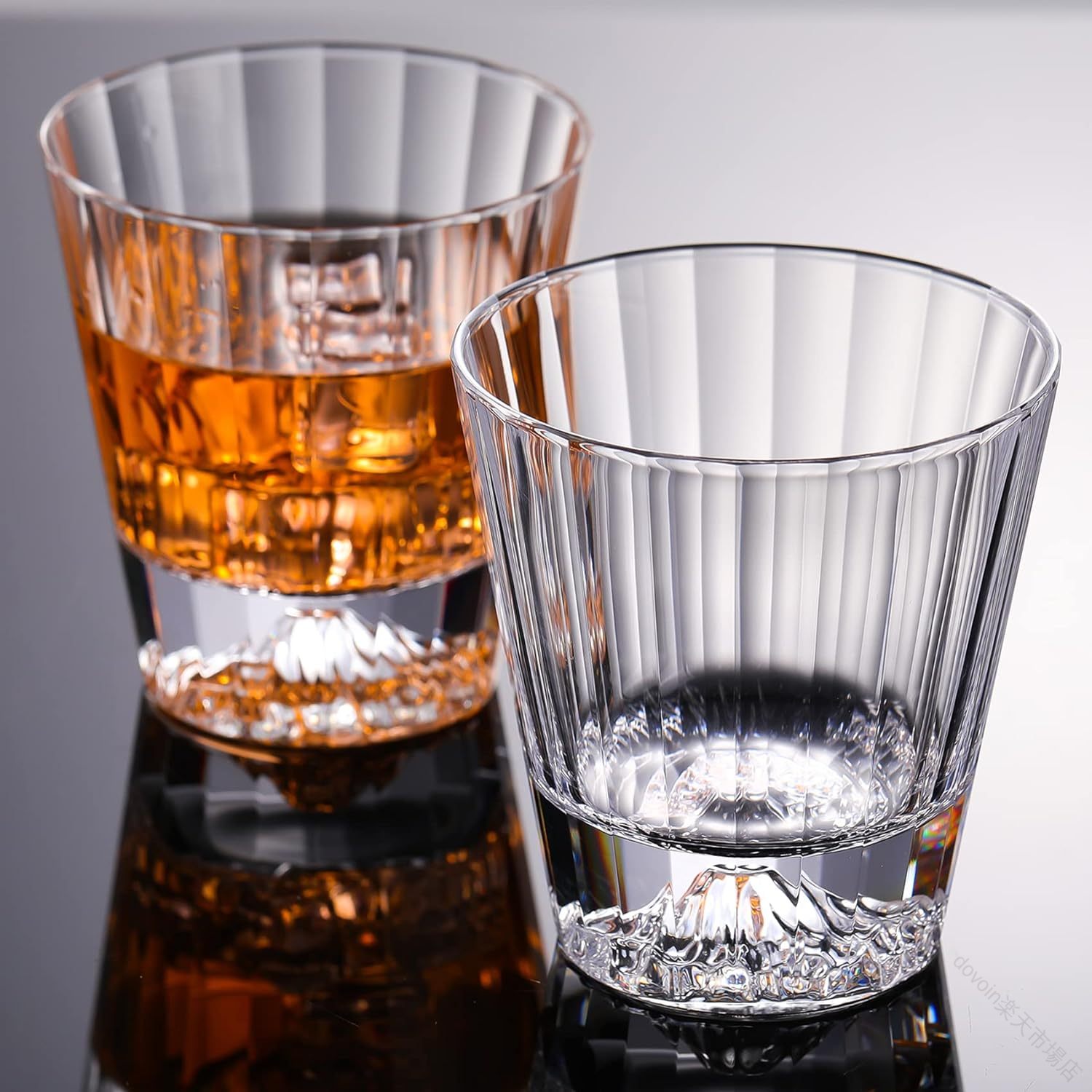 楽天市場】風神雷神 ロックグラス ペアセット ウイスキー ガラス製